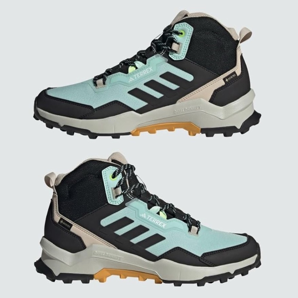 Adidas Women's Terrex Ax4 MID GTX Hiking Shoes - Black and Teal